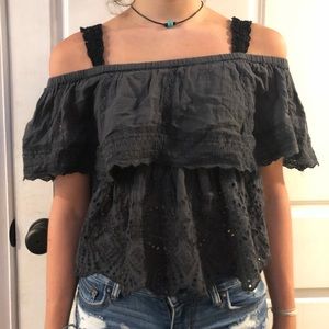 American Eagle summer off the shoulder top